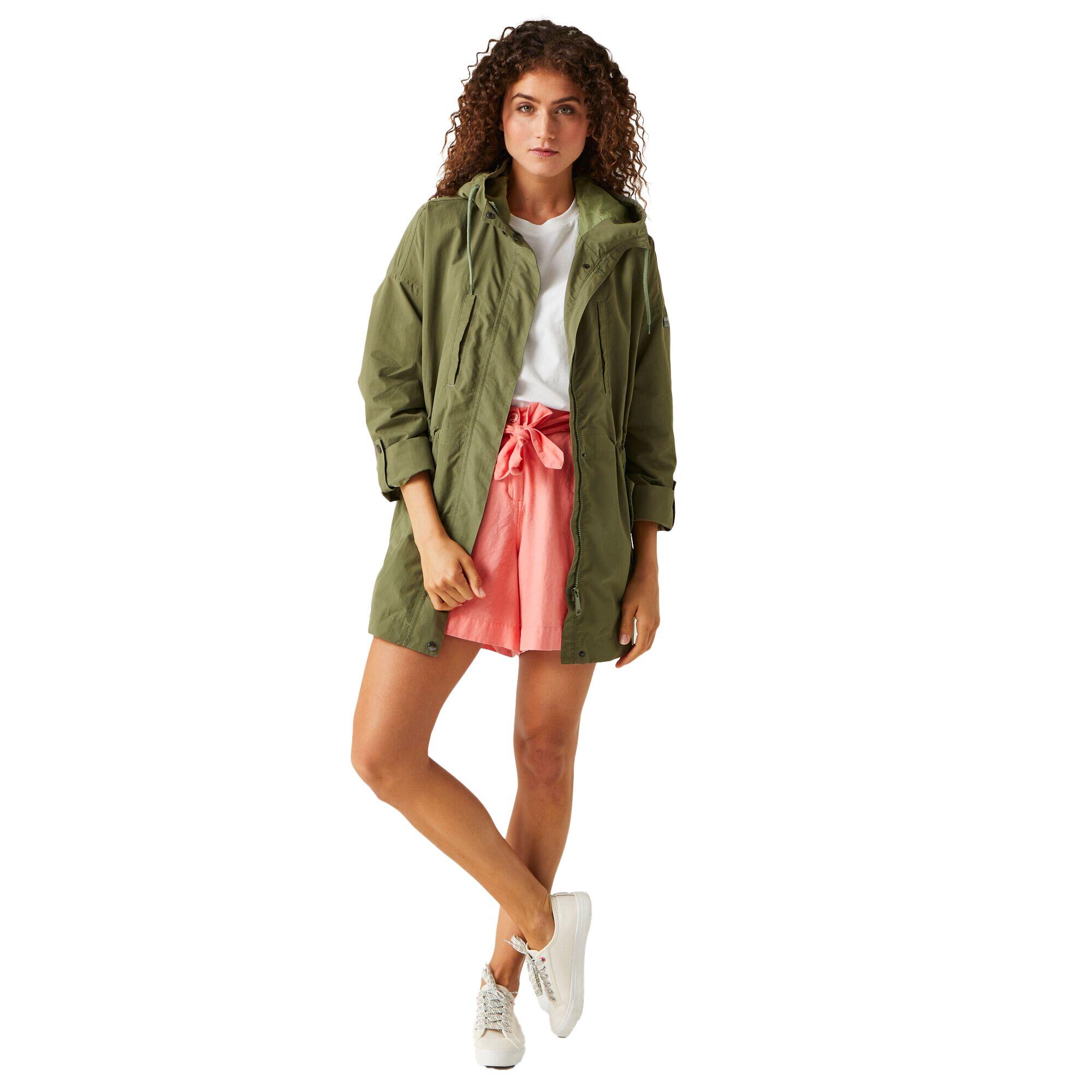 Womens/Ladies Giovanna Fletcher Amur Waterproof Jacket (Four Leaf Clover) 4/5
