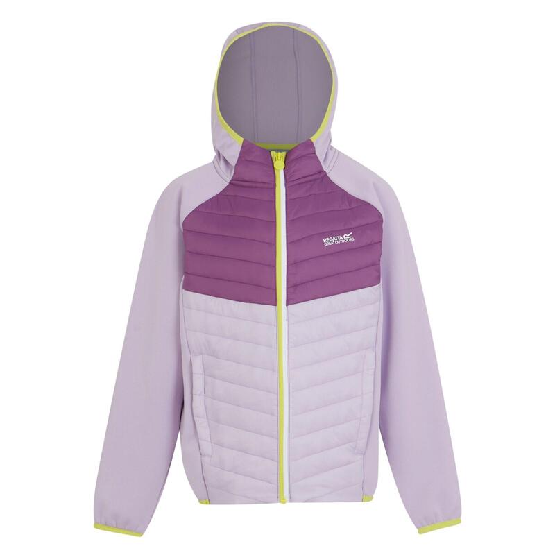 "Kielder VIII" Hybridjacke für Kinder Helles Flieder/Abendlicht Violett