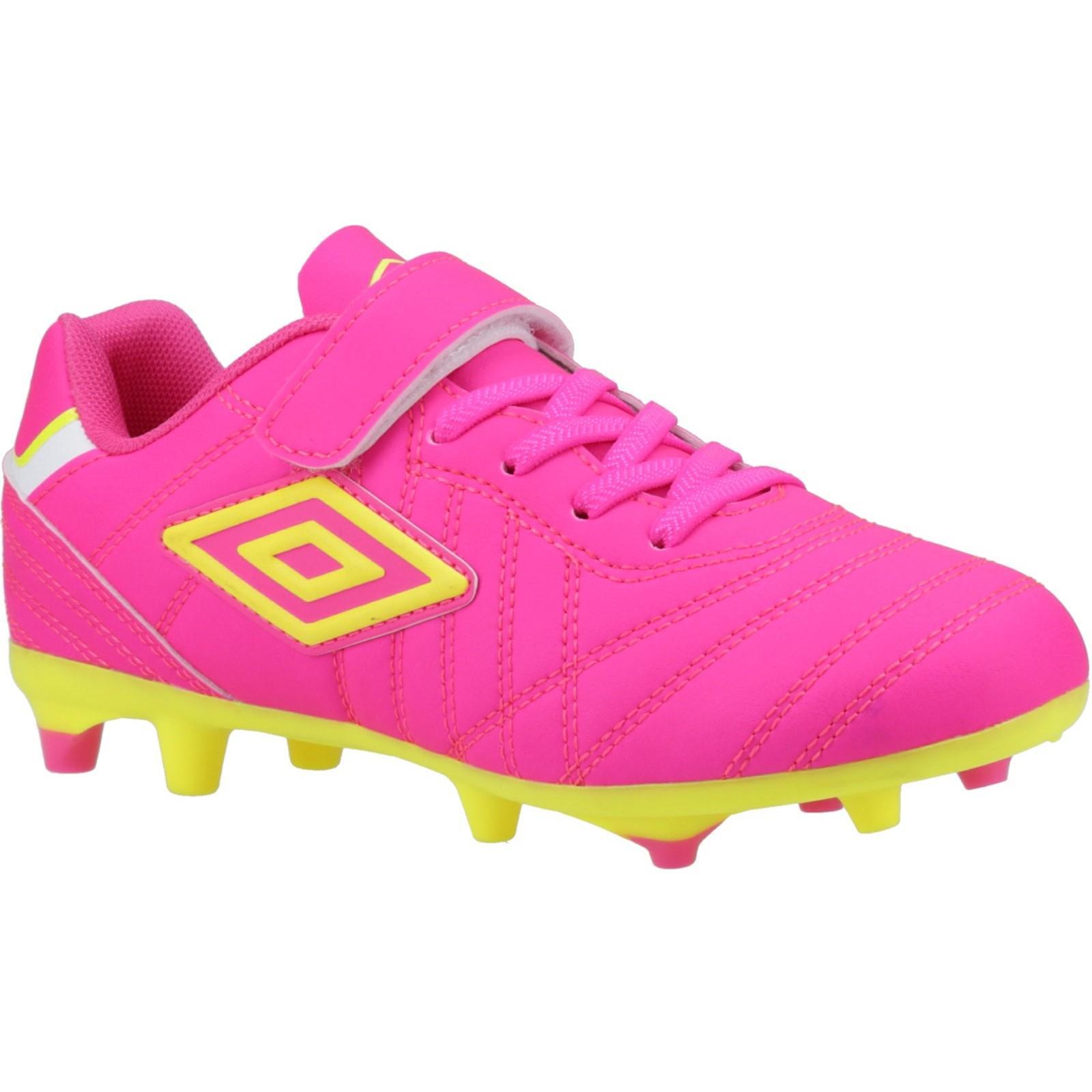 UMBRO Childrens/Kids Speciali Liga Firm Football Boots (Hot Pink)