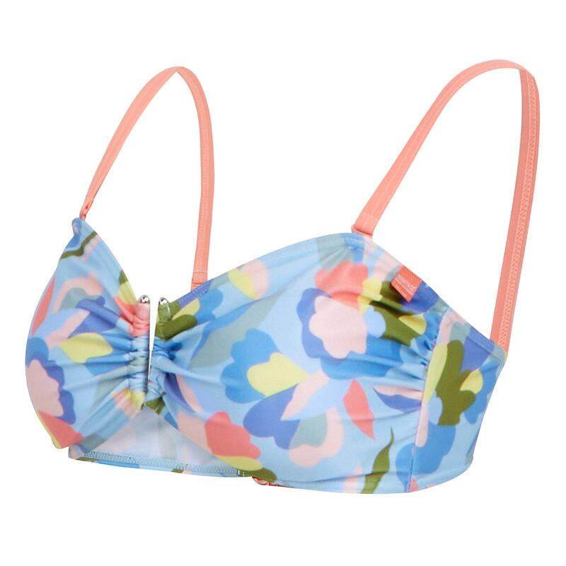 "Aceana III" Bikini Oberteil für Damen Blau/Pink