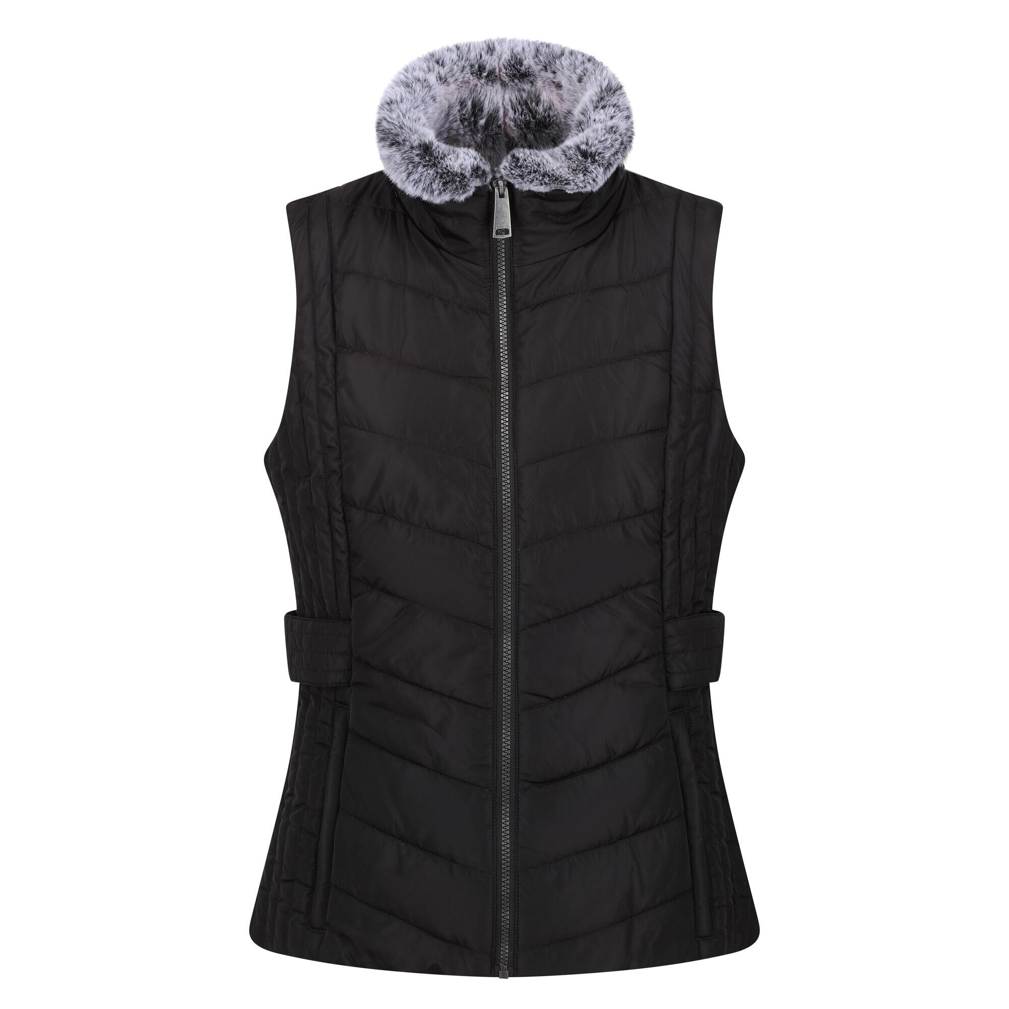 Women's WILDROSE sleeveless jacket (Black)