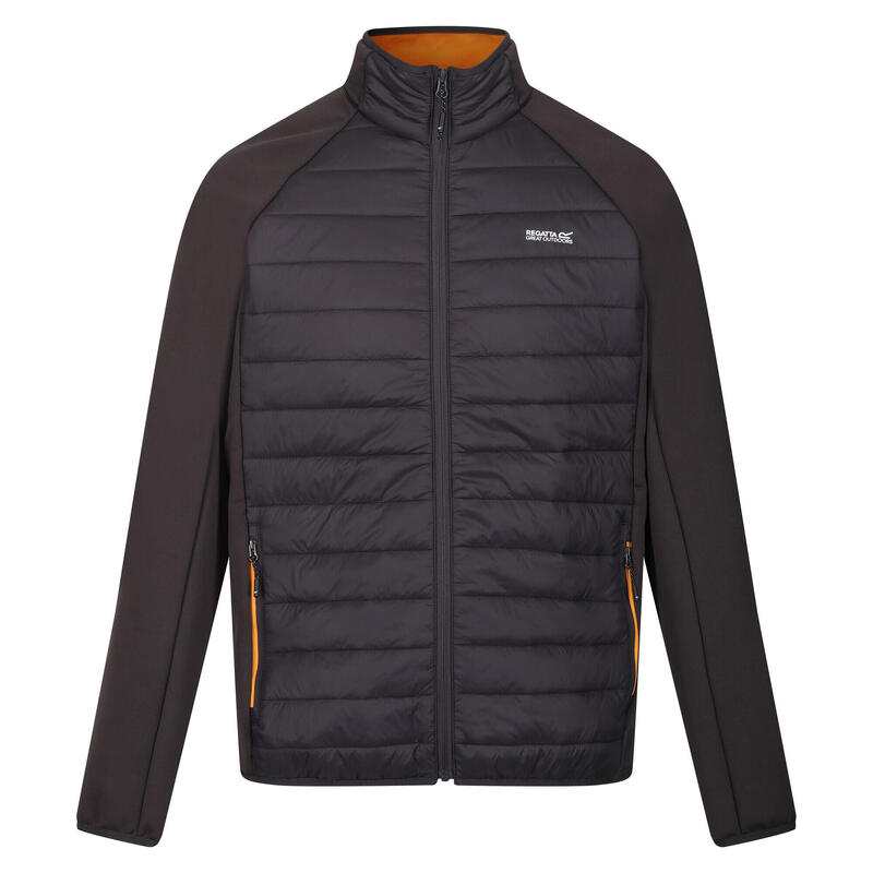 Veste hybride CLUMBER Homme (Cendre / Orange)