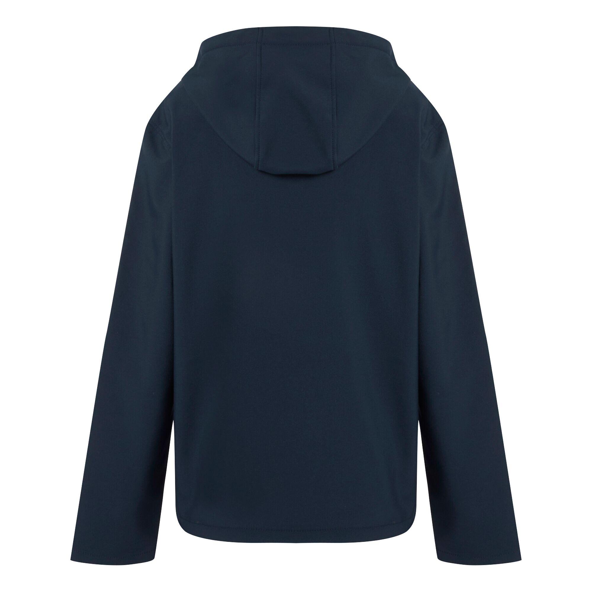 Heren 2laags softshell jas (Marine/Seal Grey) 2/5