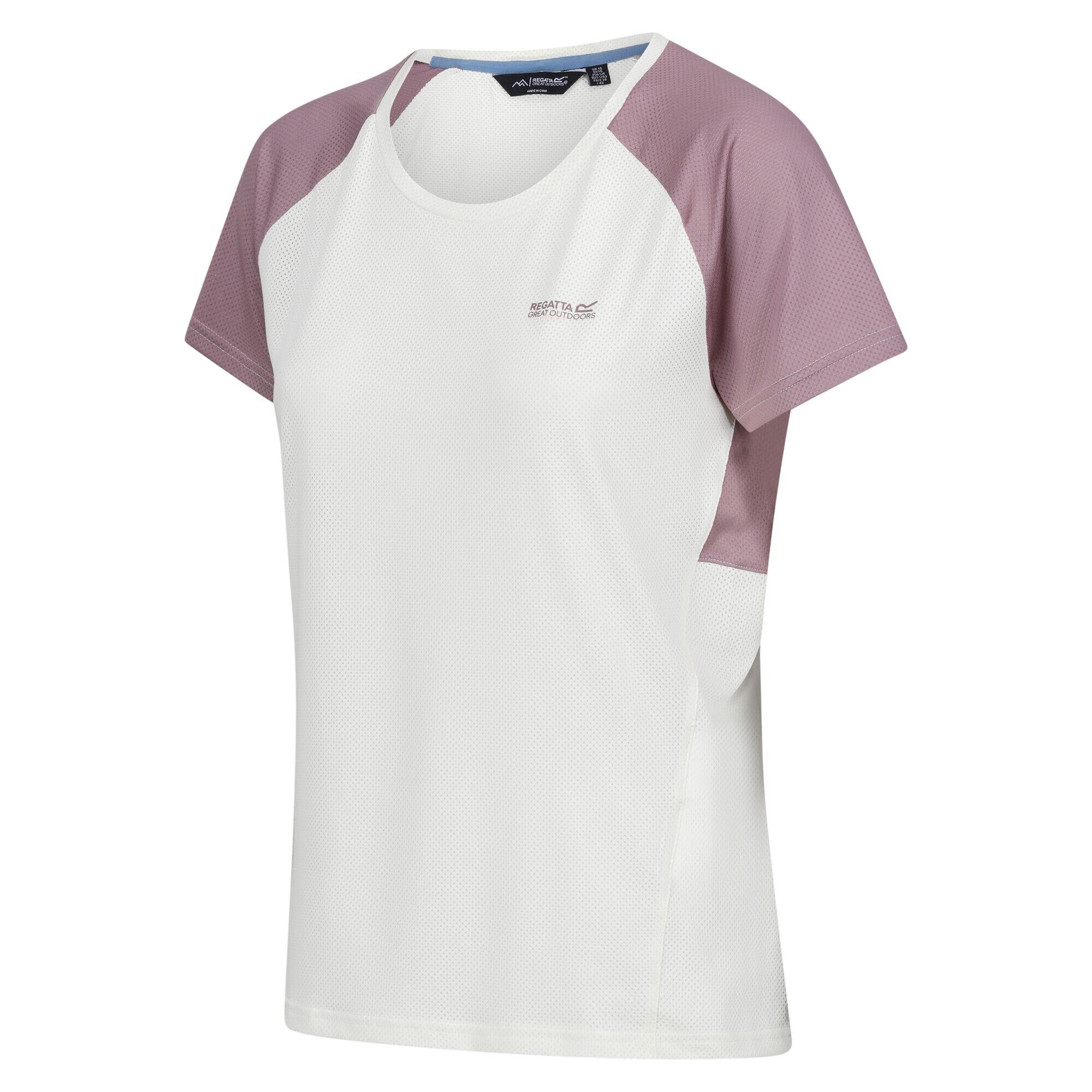 Tshirt EMERA Donna (Bianco / Lavanda)