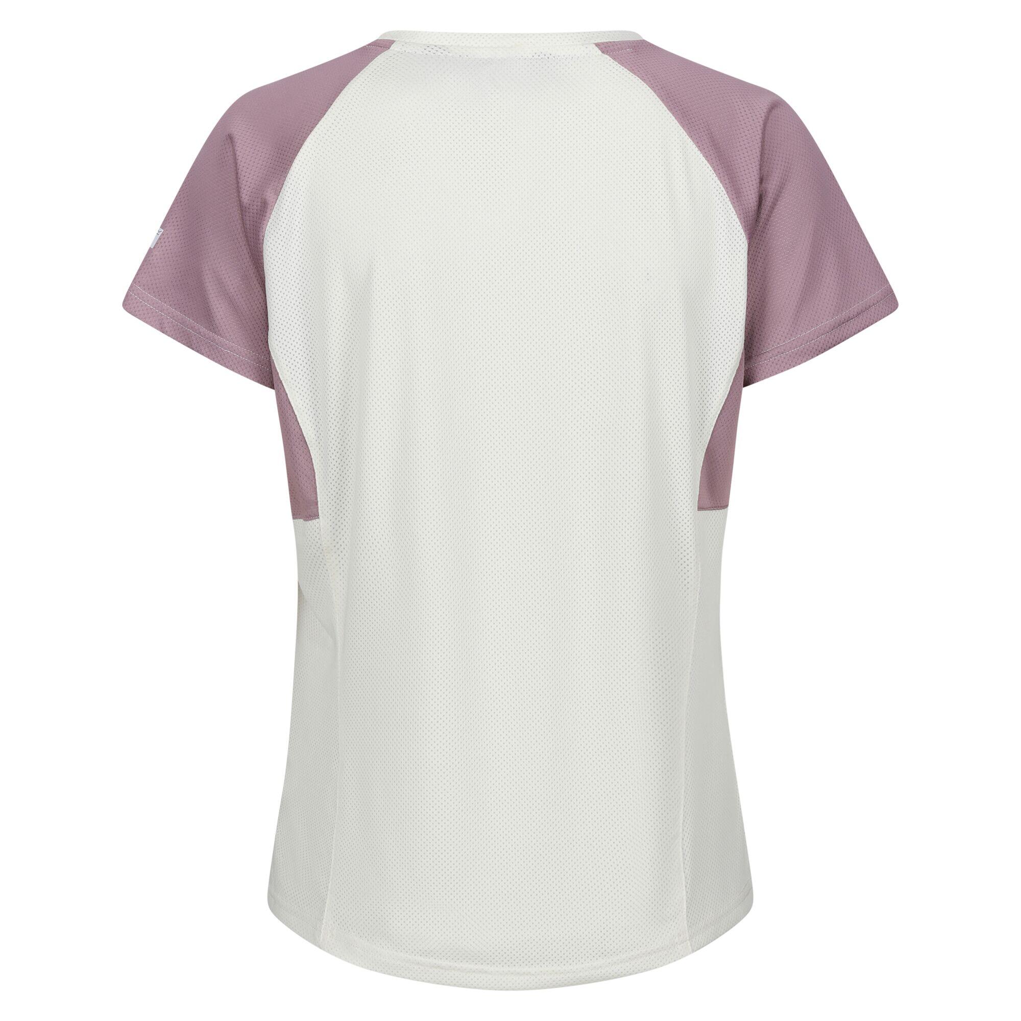 Tshirt EMERA Donna (Bianco / Lavanda)