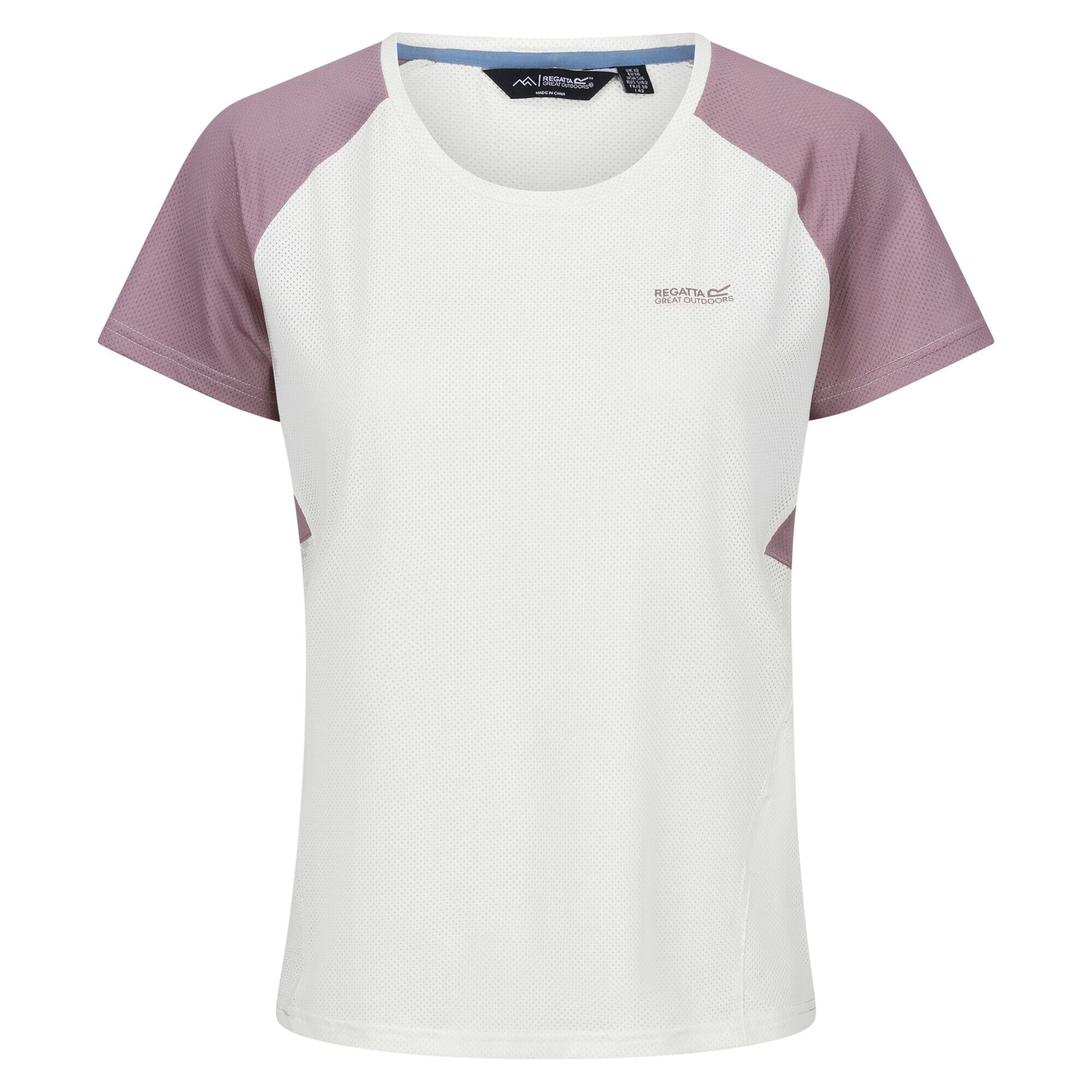 Tshirt EMERA Donna (Bianco / Lavanda)