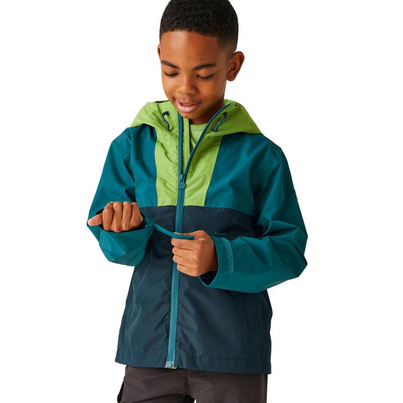 Veste imperméable HANLEIGH Enfant (Vert piquant / Bleu marocain / Bleu marine)