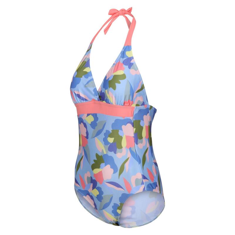 Maillot de bain 1 pièce FLAVIA Femme (Bleu / Vert / Rose)