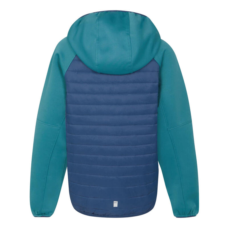 "Kielder Hybrid VI" Jacke für Kinder Staubiges Denim/Bristolblau