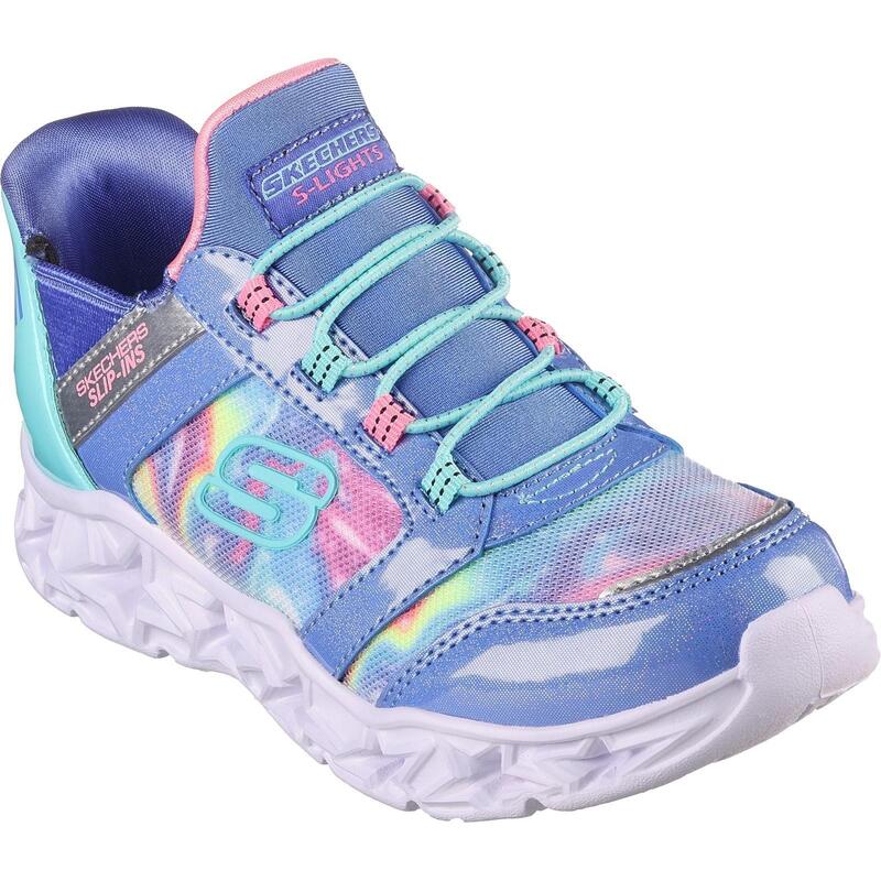 Kinder Sneaker "Galaxy Lights", Batik Mädchen Blau/Bunt