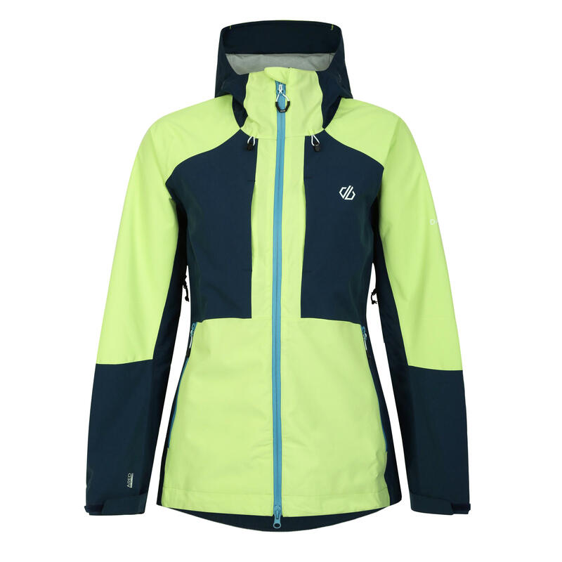 Chaqueta Impermeable Assuring para Mujer Verde Fuerte, Vaquero Luz de Luna