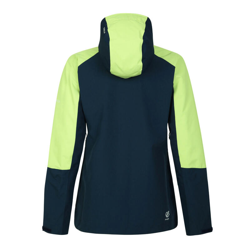 Chaqueta Impermeable Assuring para Mujer Verde Fuerte, Vaquero Luz de Luna