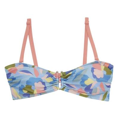 Top Bikini Astratto Floreale Donna Regatta Aceana III Blu