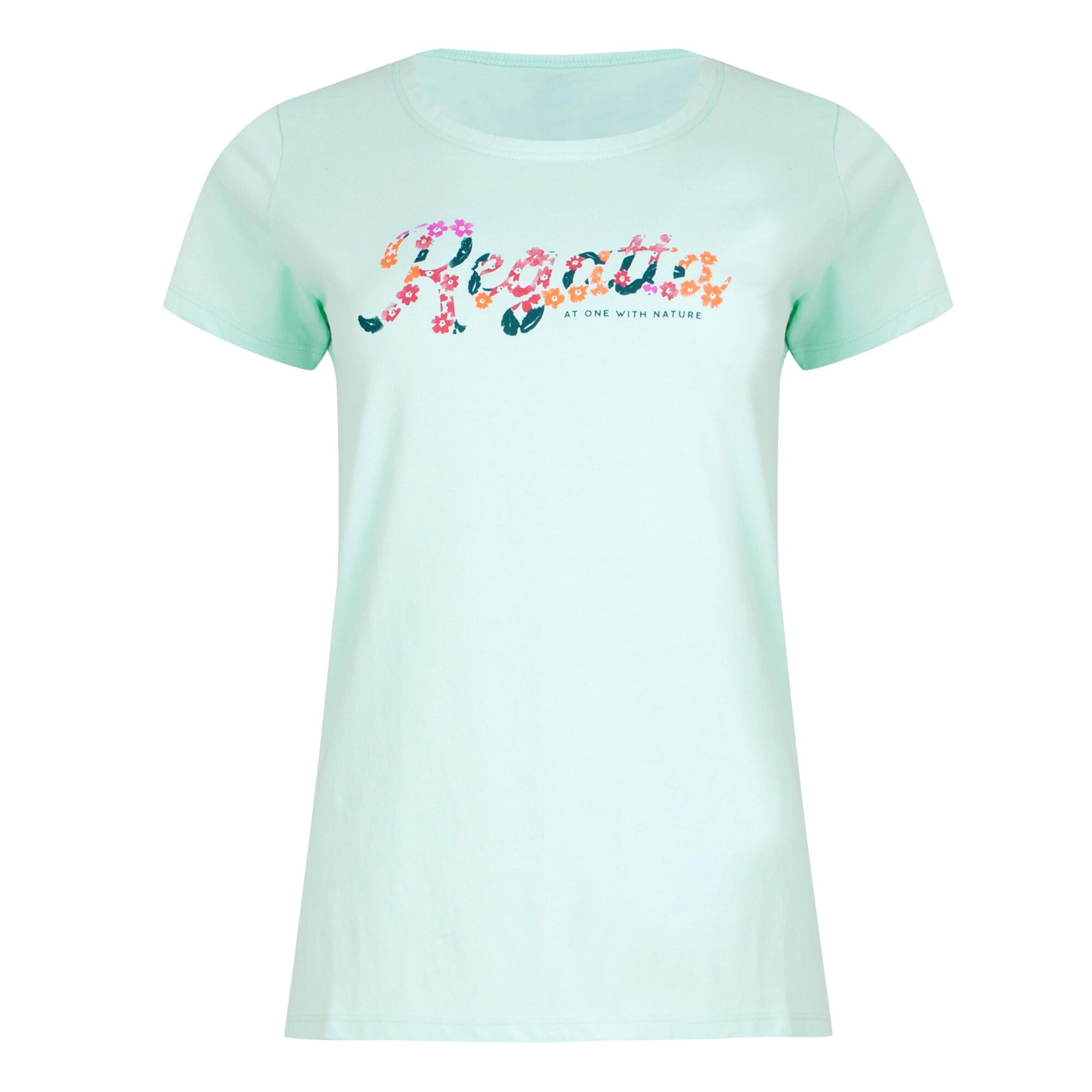 Tshirt BREEZED da donna (turchese lavato)