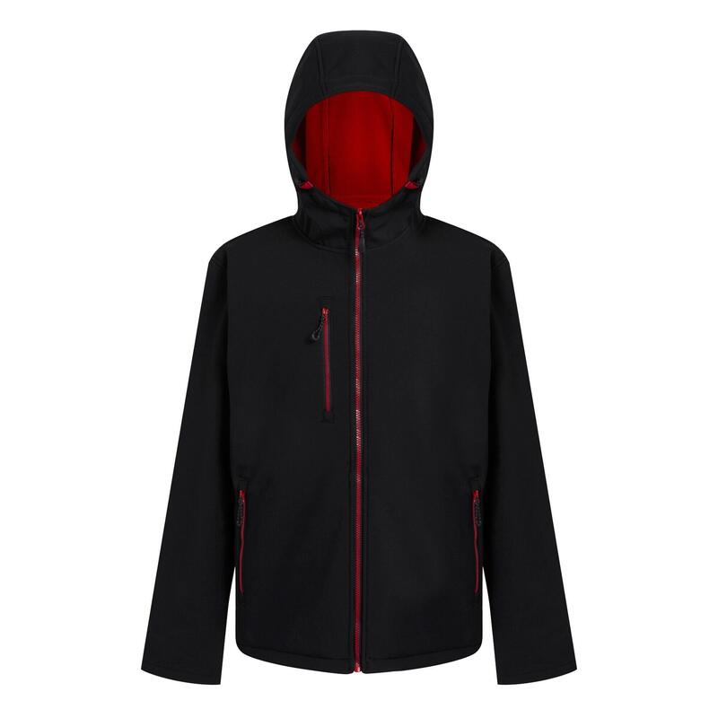 Veste softshell NAVIGATE Homme (Noir / Rouge classique)