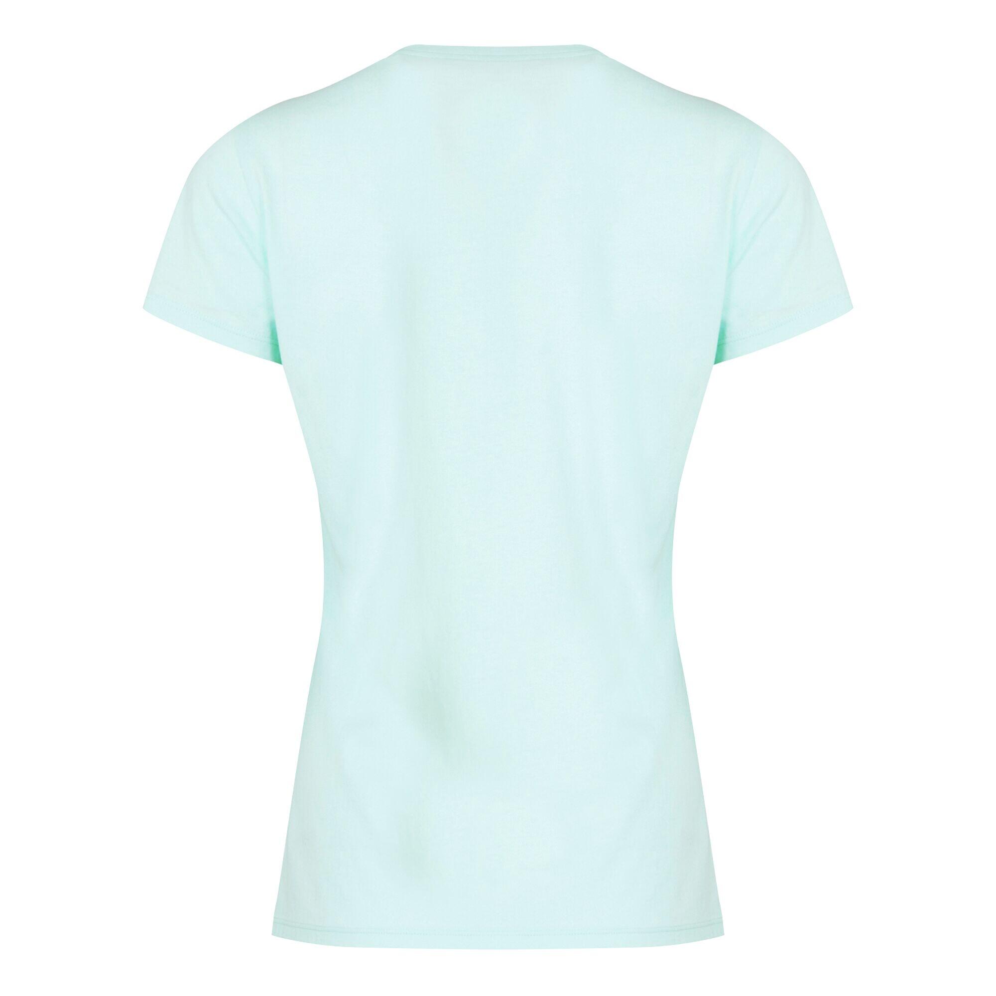 Tshirt BREEZED da donna (turchese lavato)