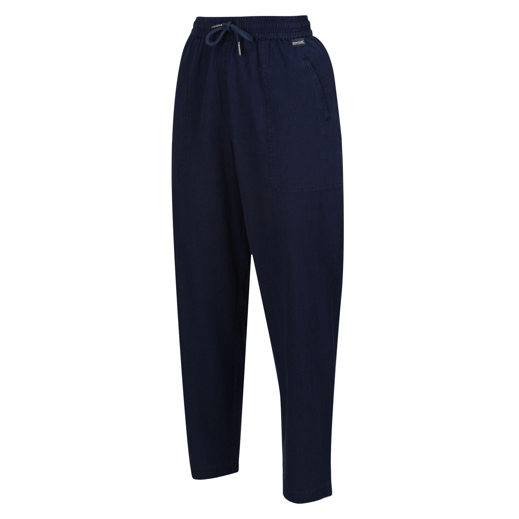 Pantalone Donna Regatta Corso Blu Navy 4/5