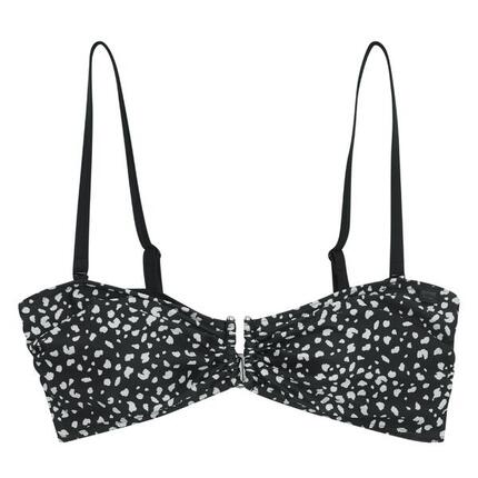 Aceana III" Bikini Oberteil für Damen Schwarz/Weiß
