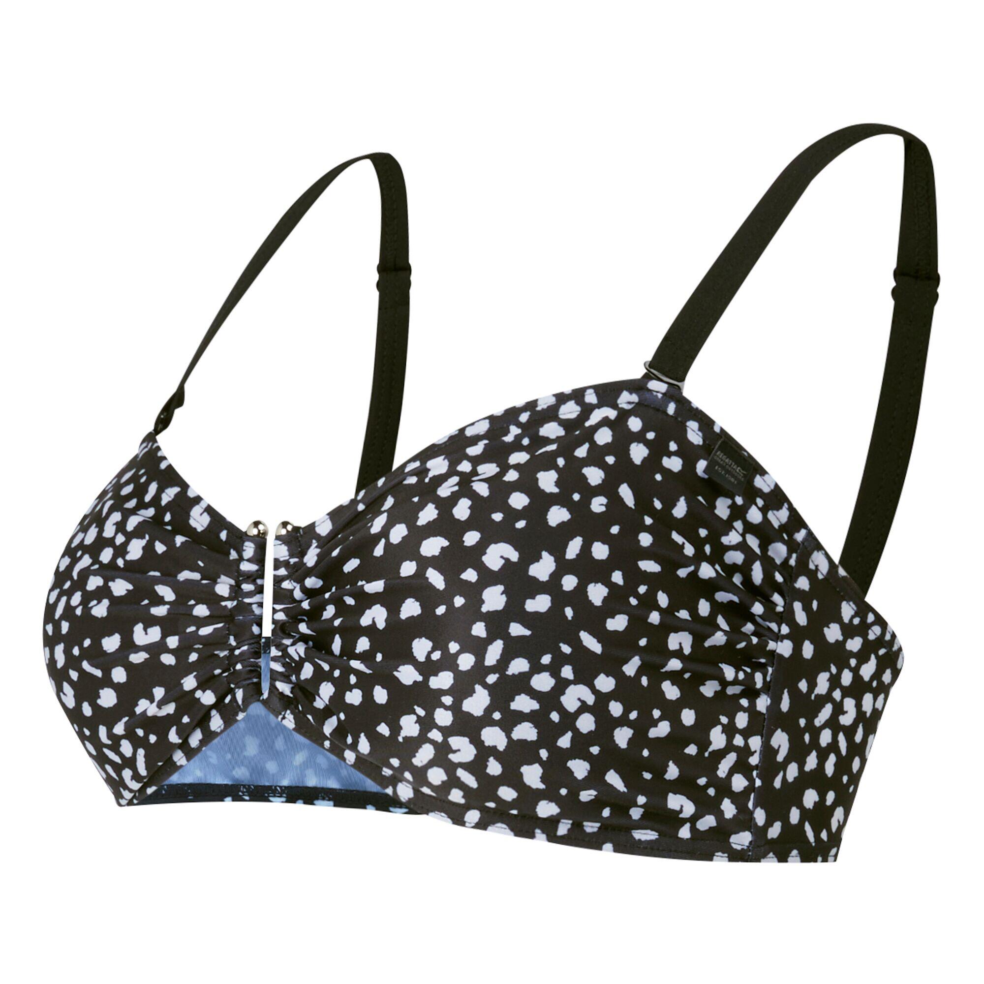 "Aceana III" Bikini Oberteil für Damen Schwarz/Weiß 3/5