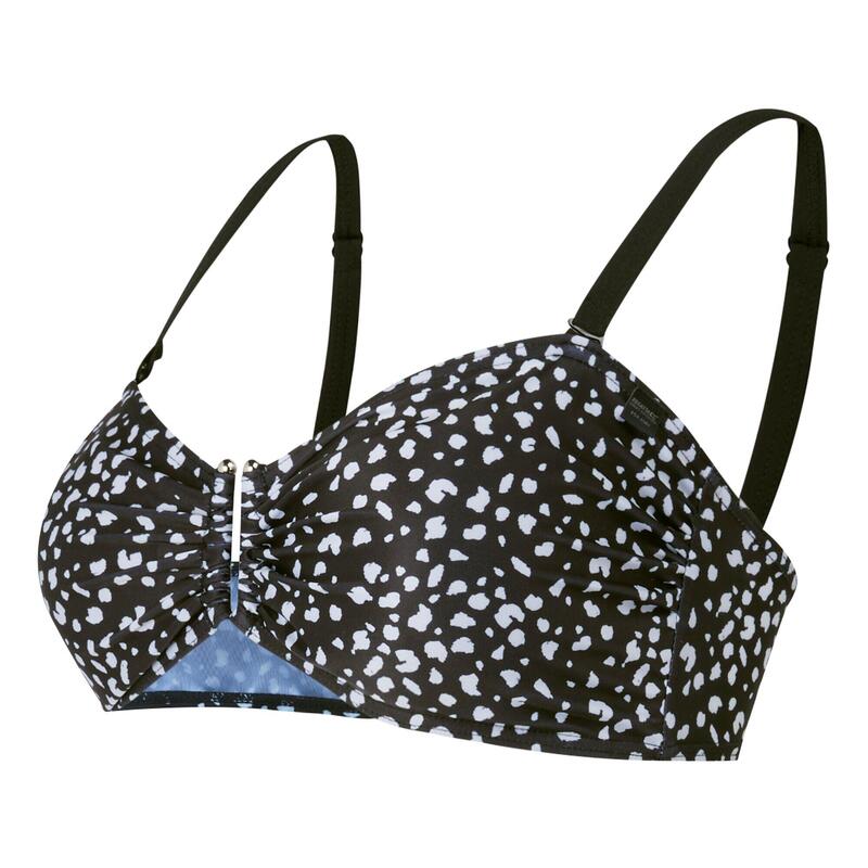 Dames Aceana III Polka Dot Bikini Top (Zwart/Wit)