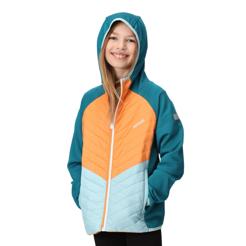 Chaqueta Acolchada Kielder Hybrid VII para Niños/Niñas Gulfstream, Albaricoque