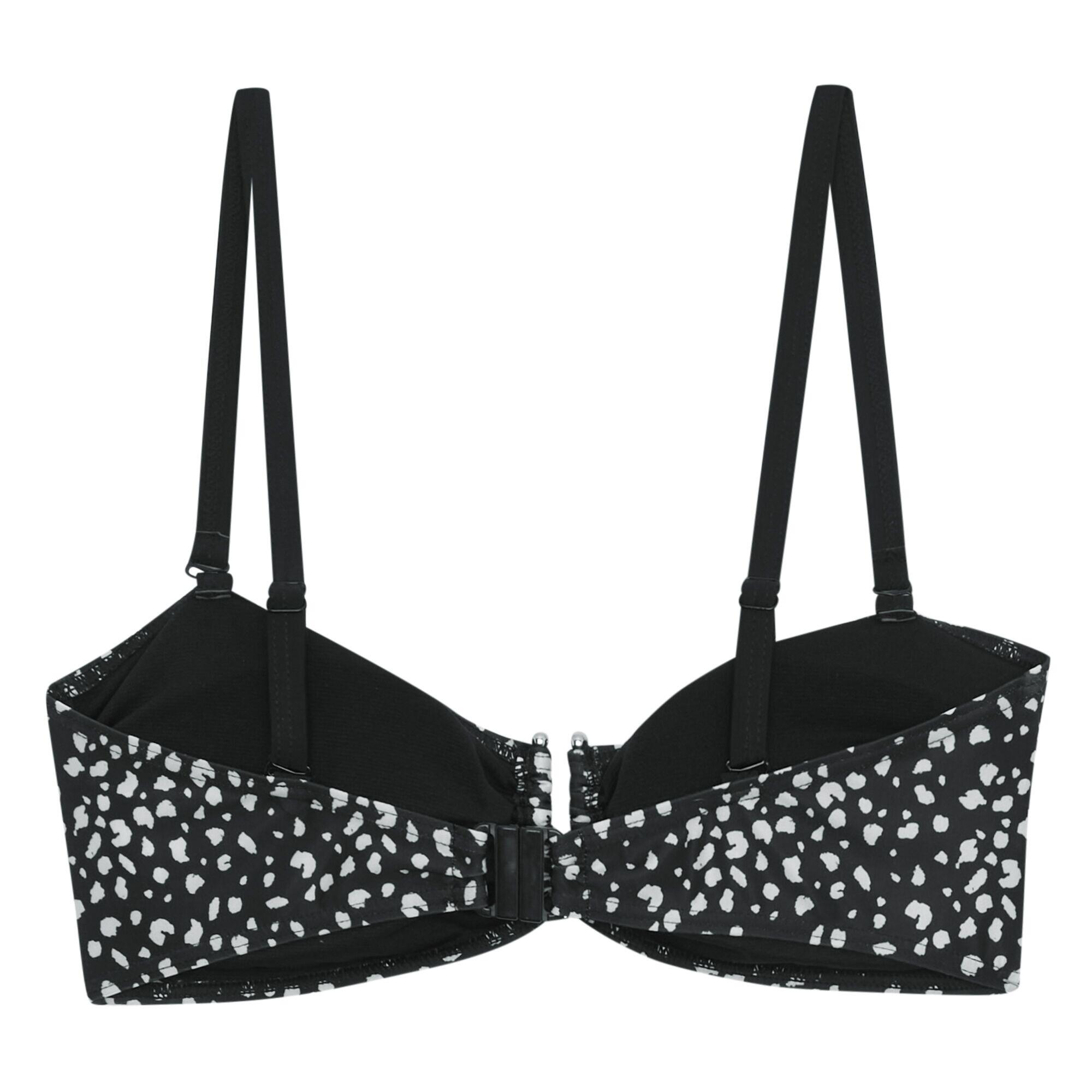 "Aceana III" Bikini Oberteil für Damen Schwarz/Weiß 2/5
