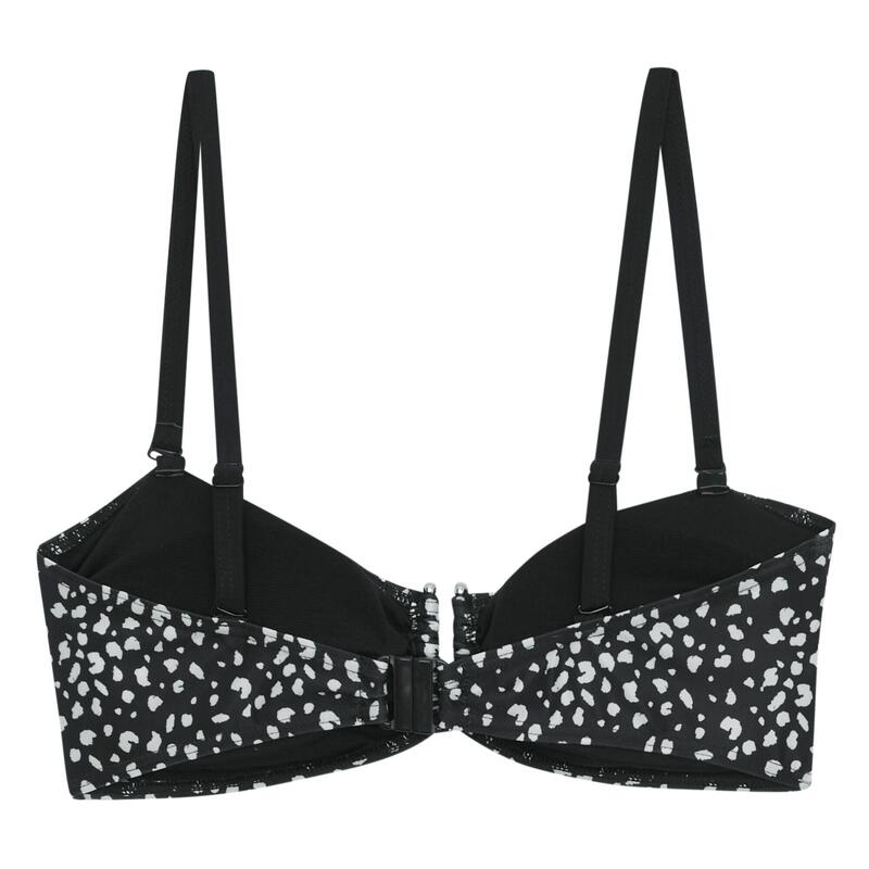 Dames Aceana III Polka Dot Bikini Top (Zwart/Wit)