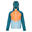 Kinder/Kids Kielder Hybrid VII gewatteerd jack (Gulfstream/Apricot Crush)