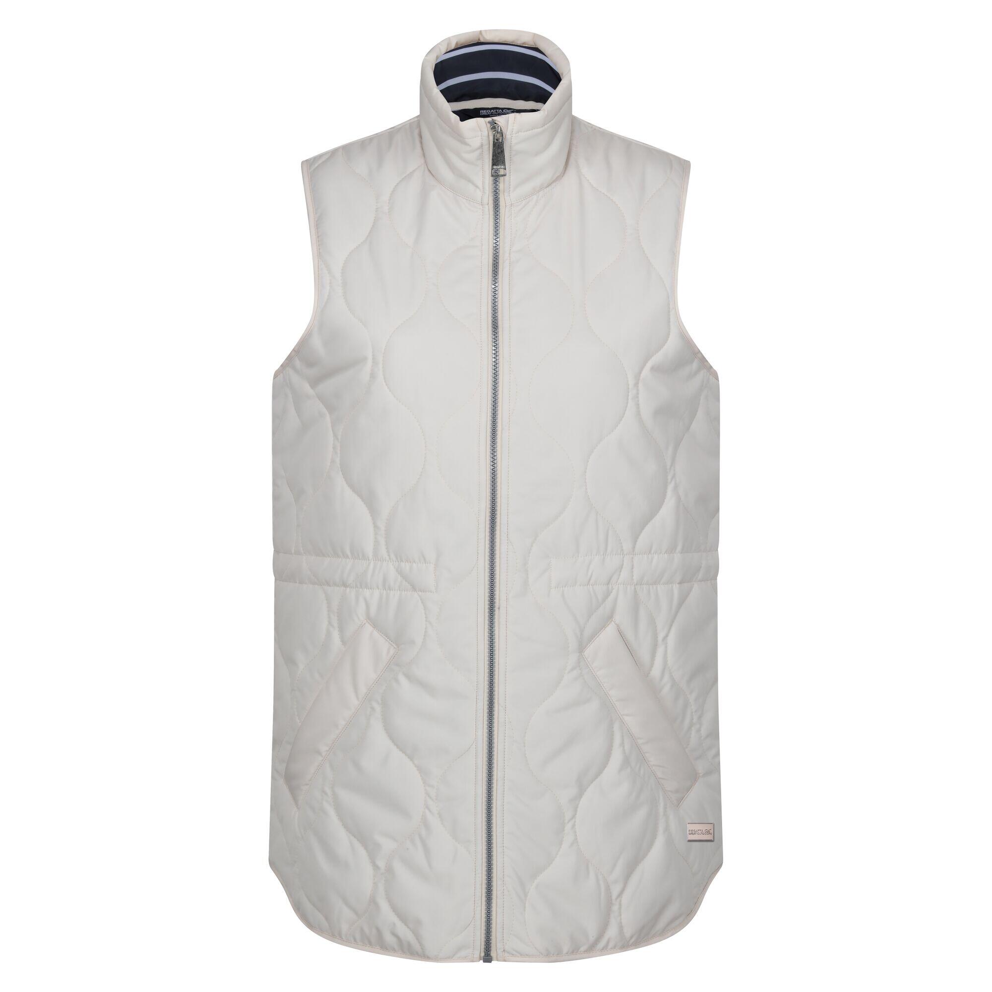 Women's COURCELLE sleeveless jacket (Light beige)