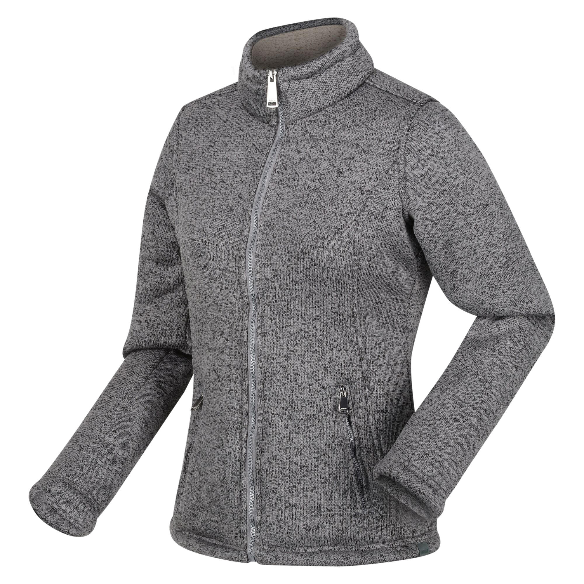 Veste Polaire RAZIA Femme (Gris Orage / Beige Clair) 3/5