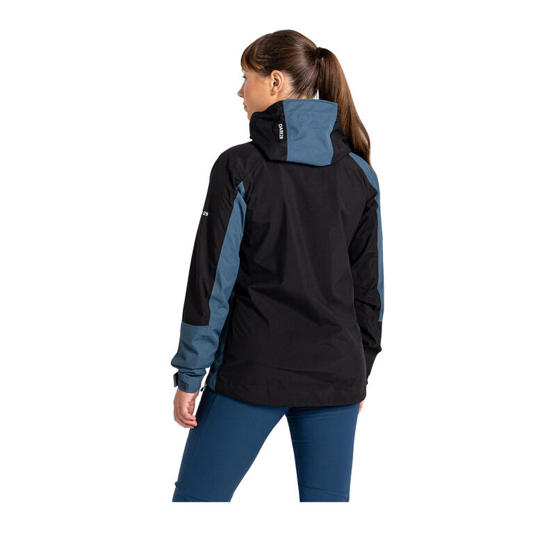 Veste Imperméable TRAVERSING Femme (Noir / Bleu Gris)