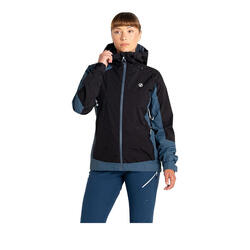 Chaqueta Impermeable Traversing para Mujer Negro, Orión