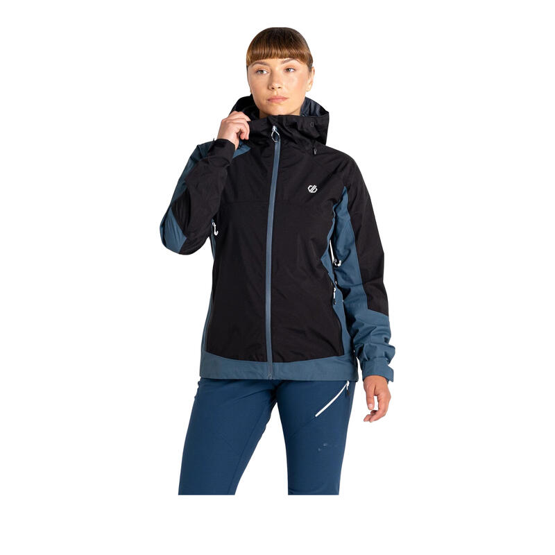 Veste Imperméable TRAVERSING Femme (Noir / Bleu Gris)