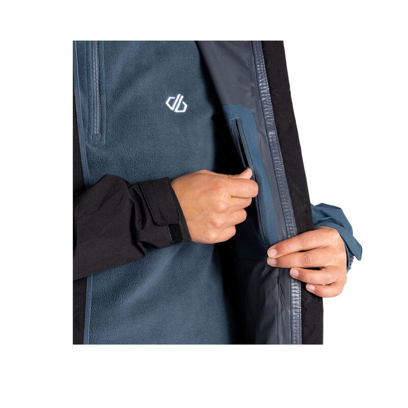Veste Imperméable TRAVERSING Femme (Noir / Bleu Gris)