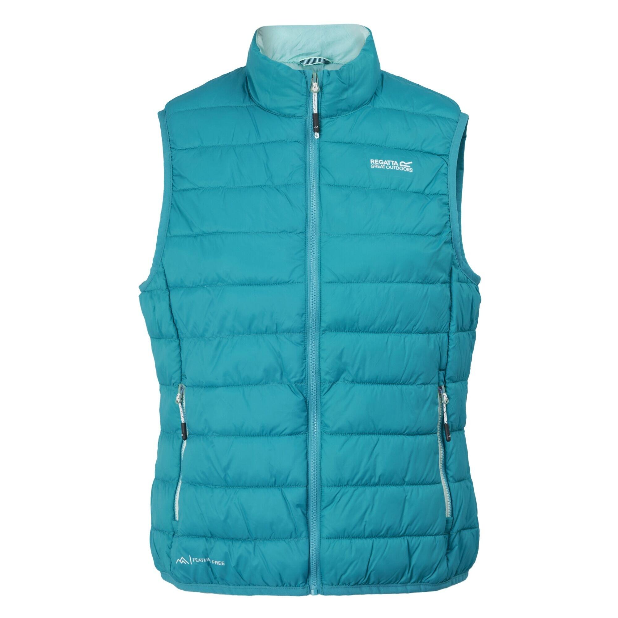 Giacca senza maniche HILLPACK donna (blu Tahoe / turchese lavato)