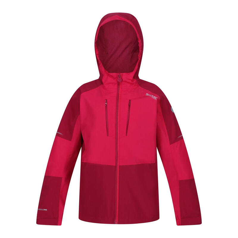 "Highton IV" Jacke, wasserfest für Kinder Pinker Trank/Beeren Pink