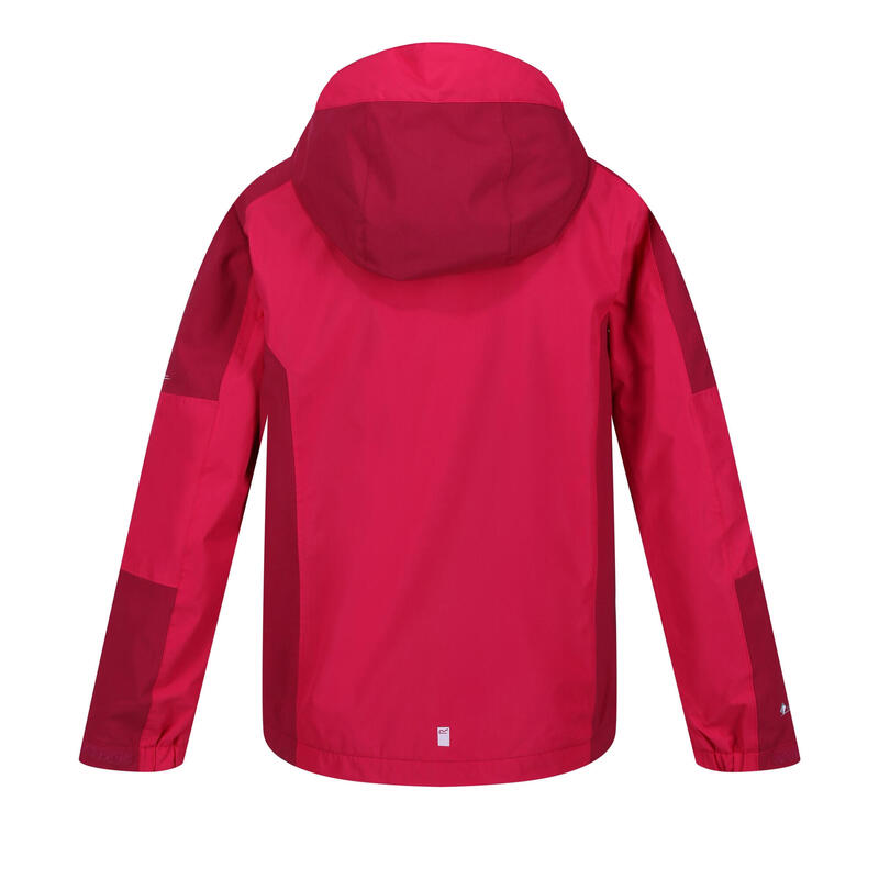 "Highton IV" Jacke, wasserfest für Kinder Pinker Trank/Beeren Pink