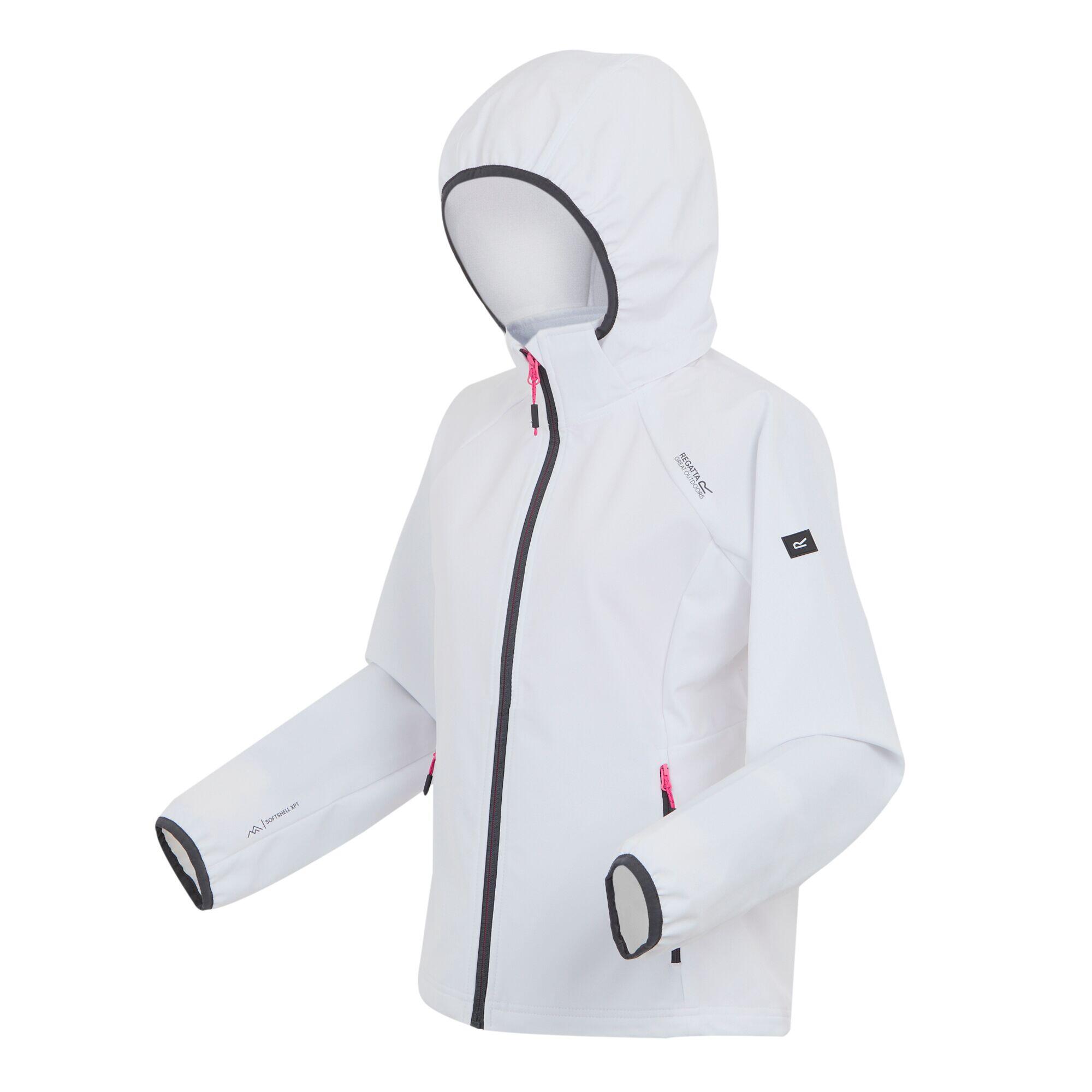 Womens/Ladies Bourda Soft Shell Jacket (White/Seal Grey) REGATTA