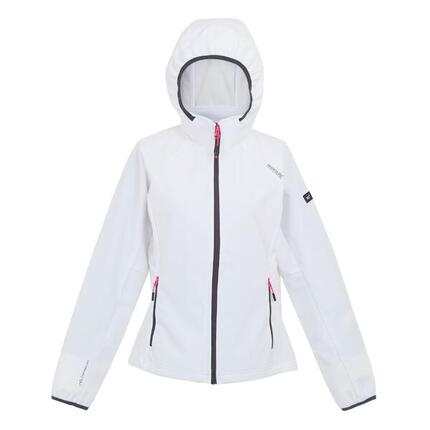 Veste Softshell BOURDA Femme (Blanc / Gris Phoque)