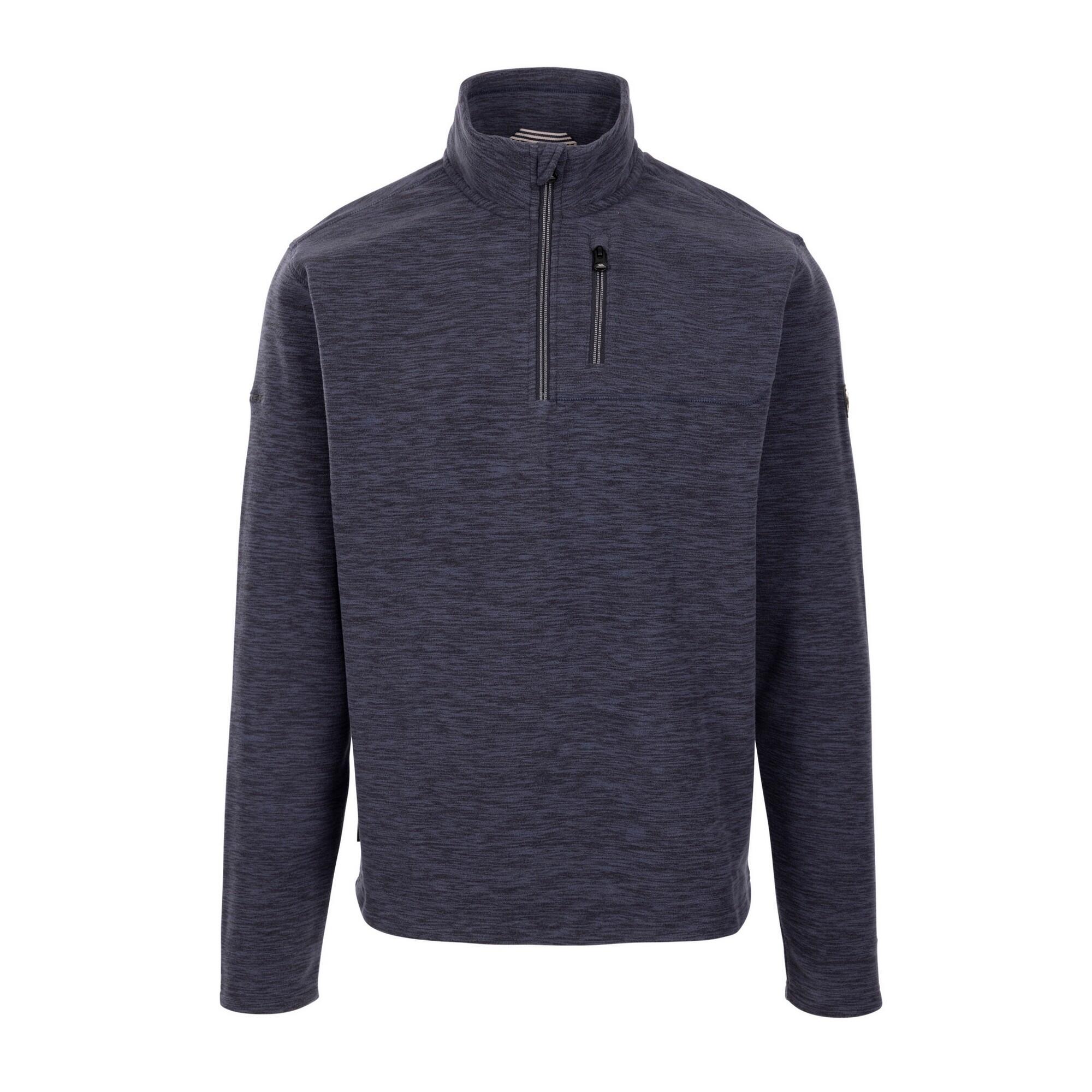 TRESPASS Mens Farnworth AT100 Fleece Top (Navy)