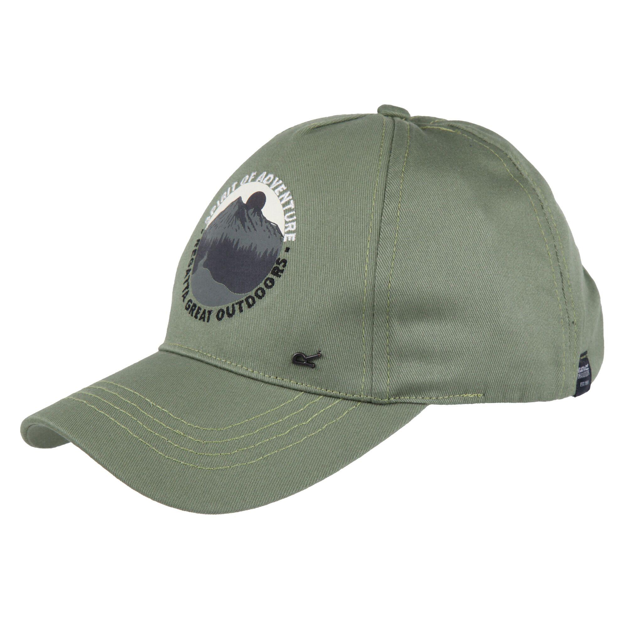 Cappellino Da Baseball Bambini Regatta Cuyler III Spirit Of Adventure Verde 3/4