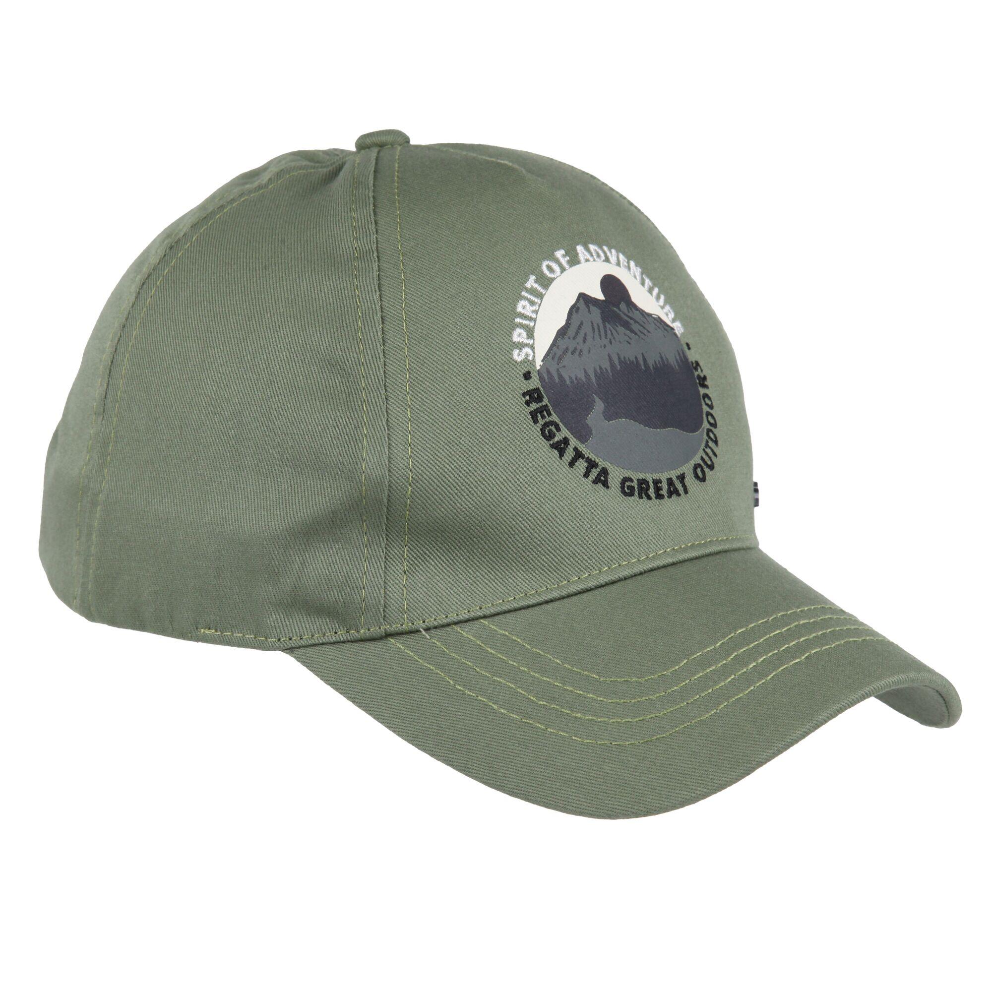 Cappellino Da Baseball Bambini Regatta Cuyler III Spirit Of Adventure Verde 4/4