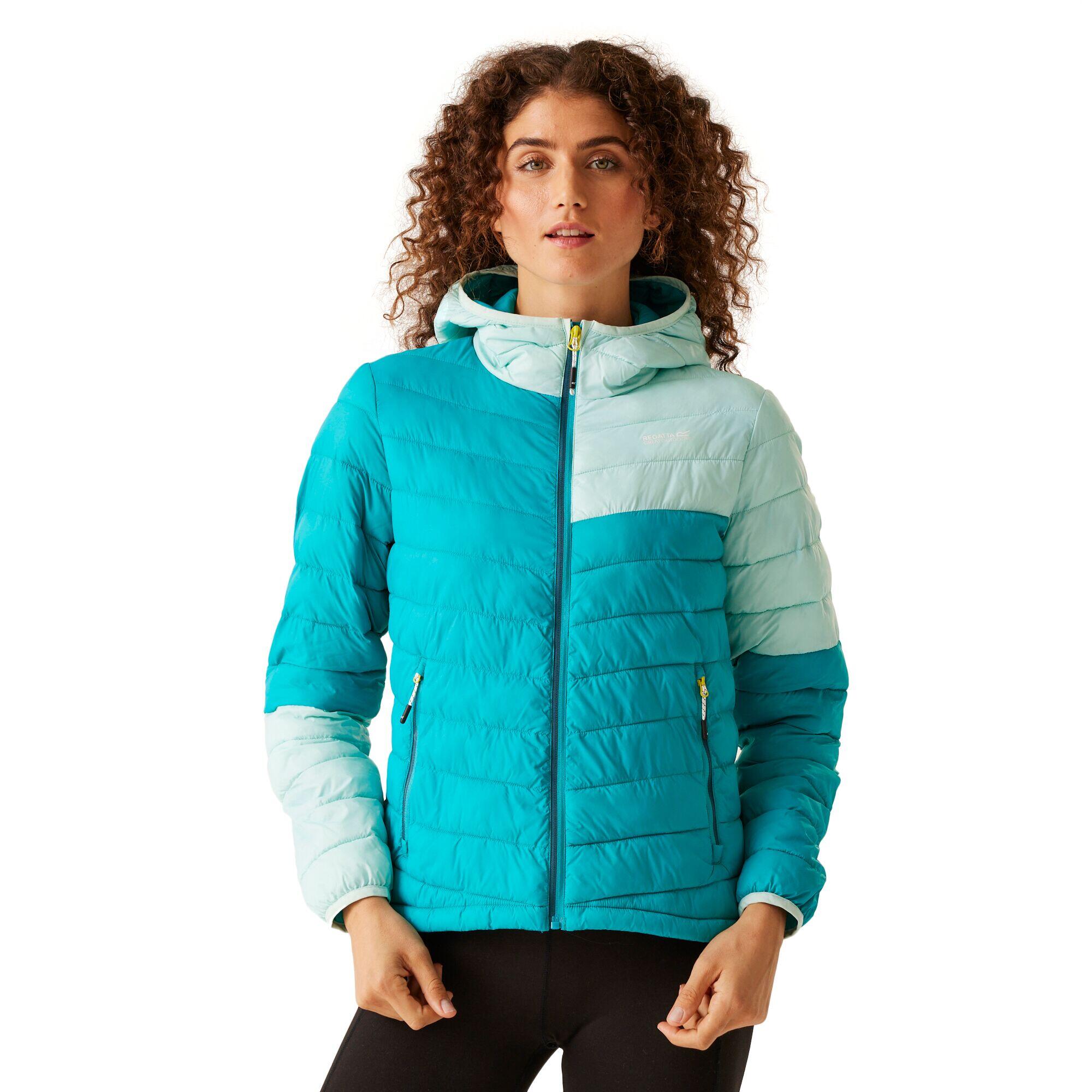 Veste Matelassée HILLPACK Femme (Bleu Tahoe / Turquoise Délavé) 4/5