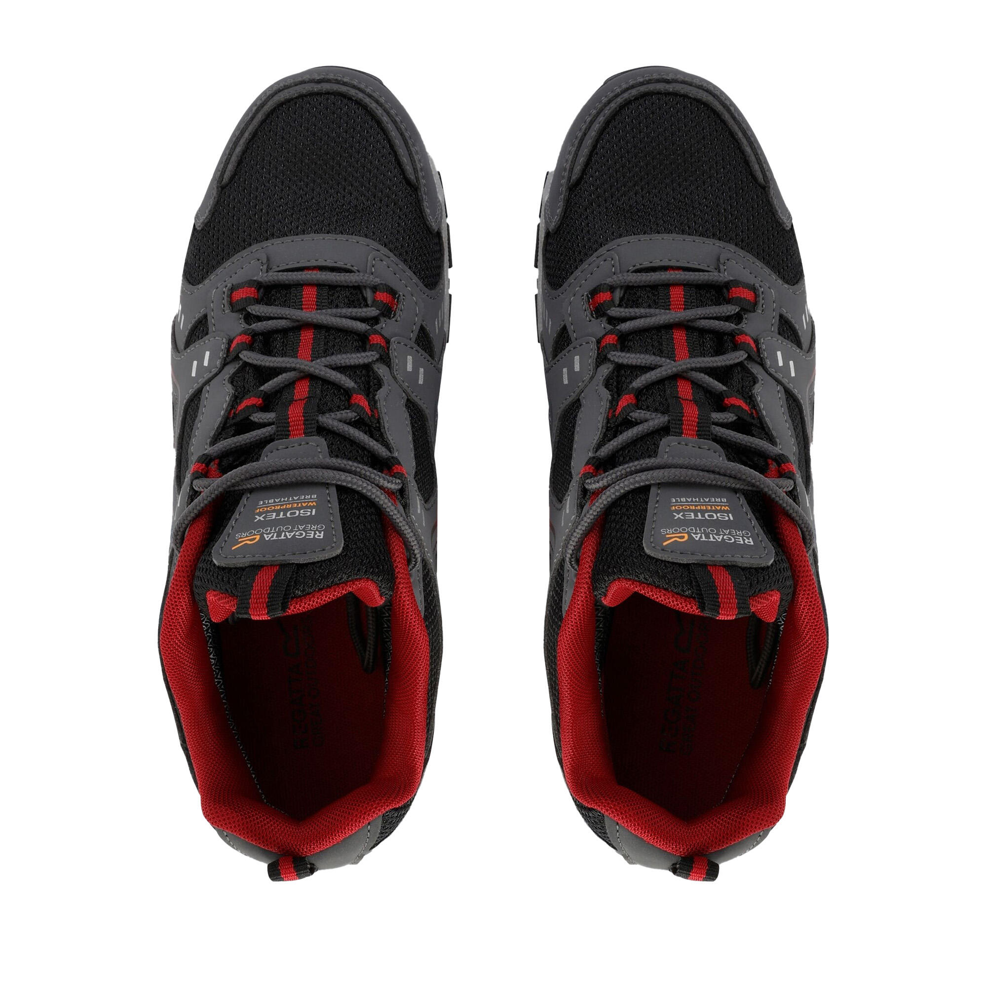 Chaussures De Marche VENDEAVOUR Homme (Granite / Rouge) 2/5