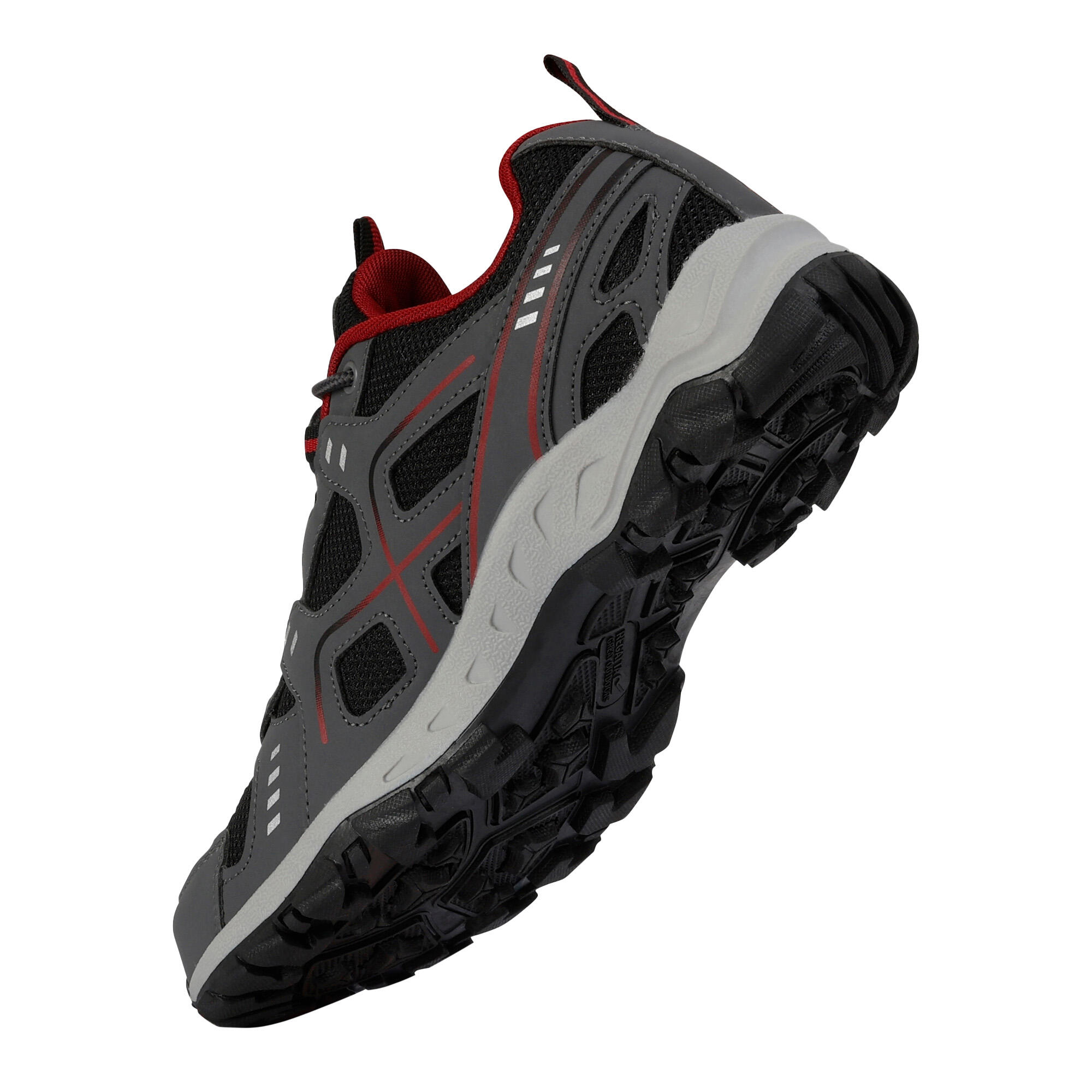 Chaussures De Marche VENDEAVOUR Homme (Granite / Rouge) 4/5
