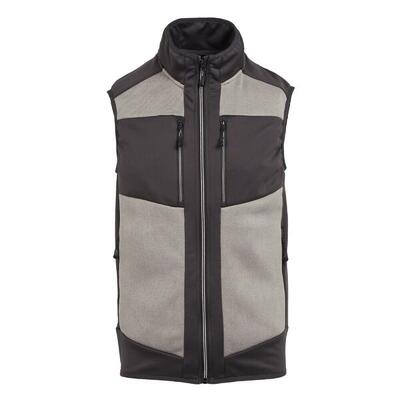 Stretch bodywarmer voor heren (mineraalgrijs/antraciet)