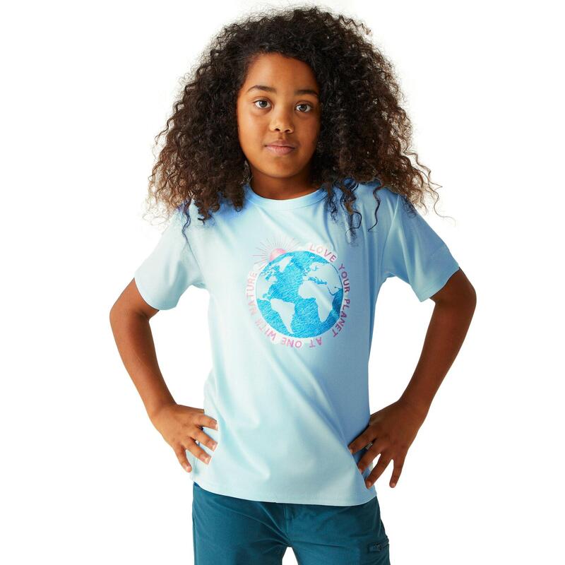 Tshirt ALVARDO Enfant (Turquoise délavé)