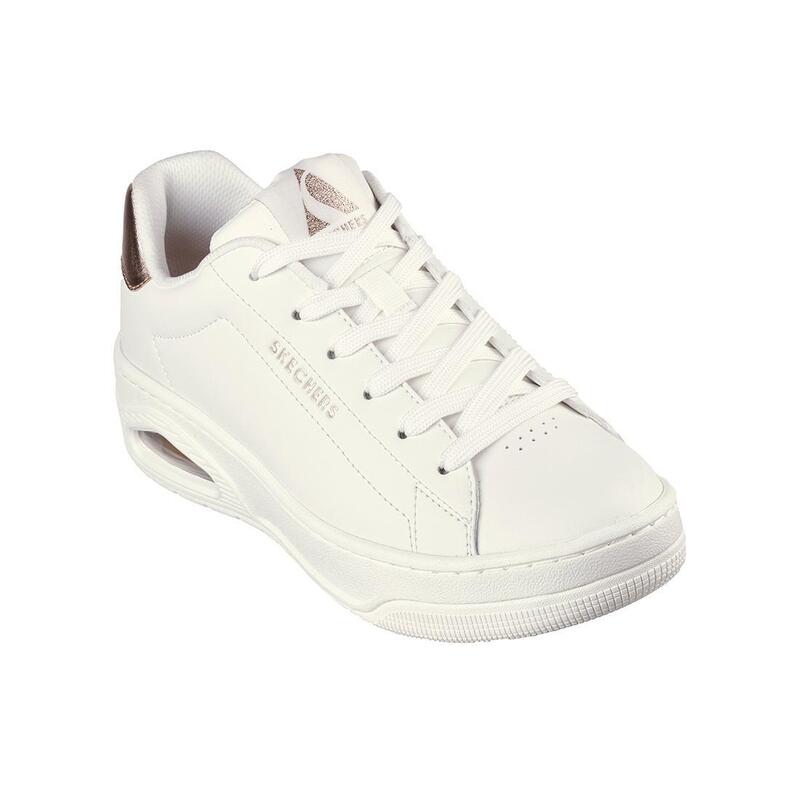 Zapatillas Deportivas Caminar Mujer Skechers 177700_WHT Blancas con Cordones