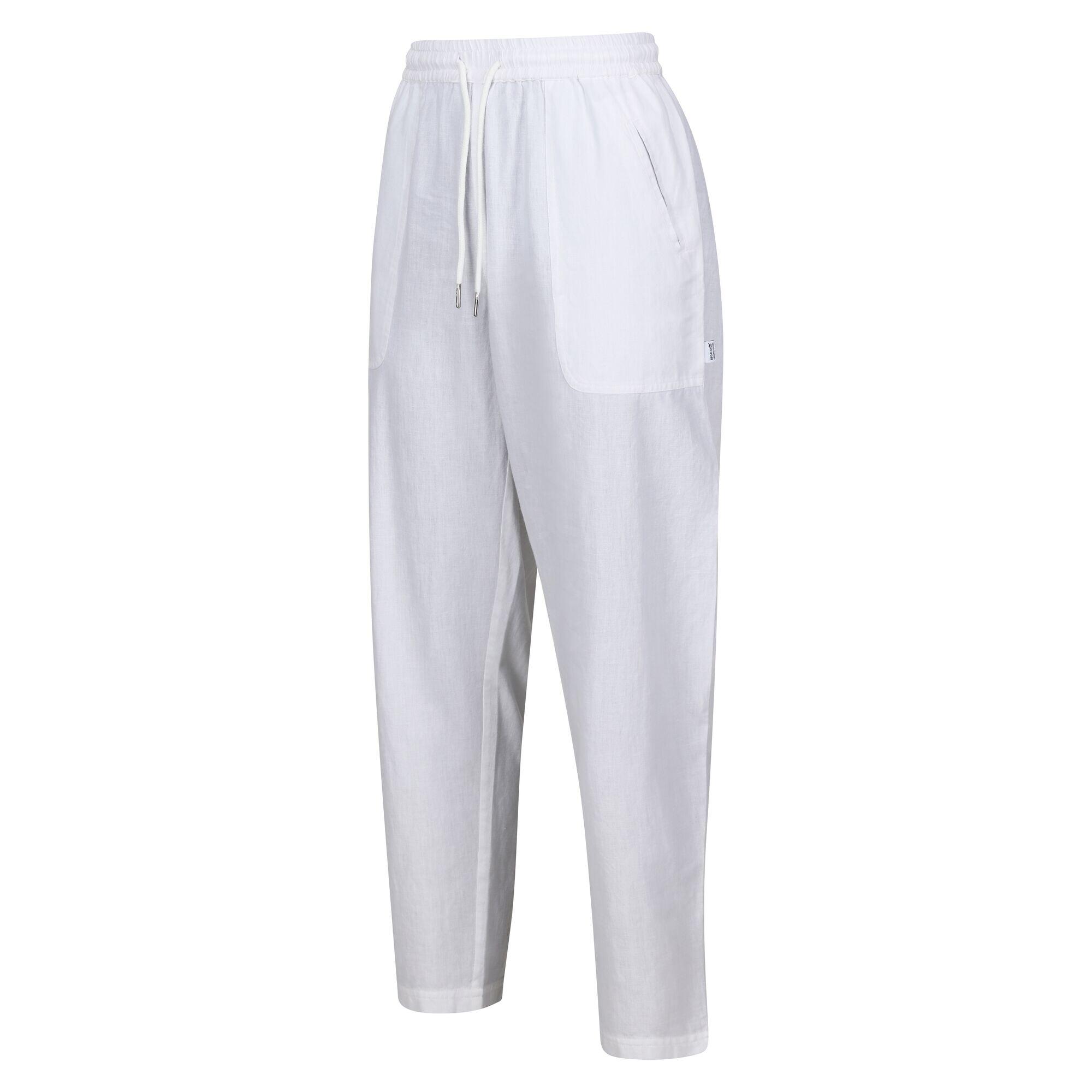 Womens/Ladies Corso Trousers (White) 3/5