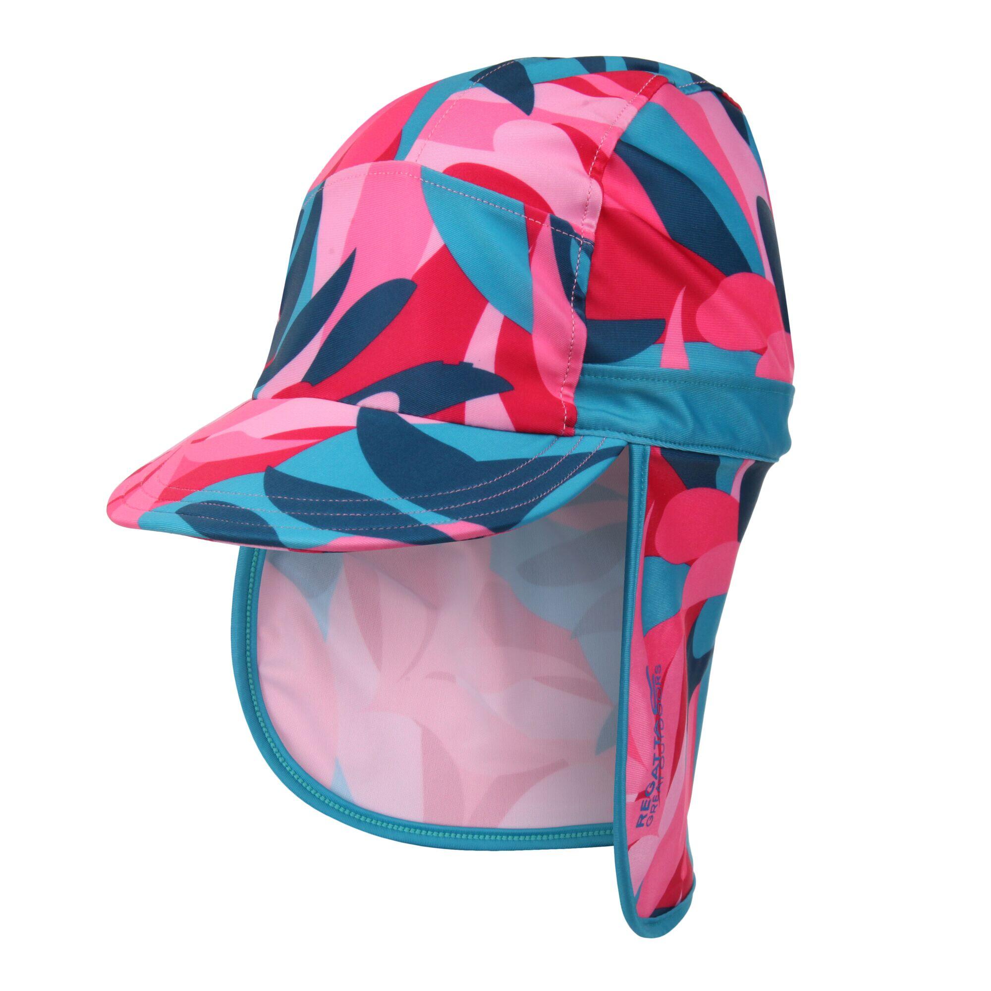 Cappello estivo PROTECT (blu Tahoe / rosa)